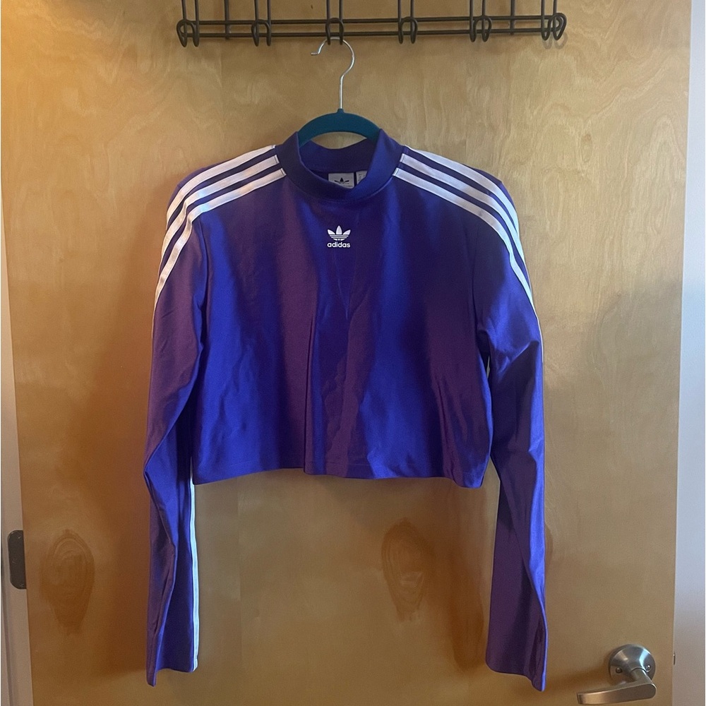 Adidas Purple Crop Top
